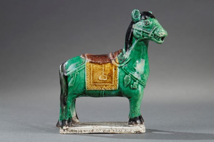 Small horse biscuit Famille verte - Water dropper for the scholar | MasterArt